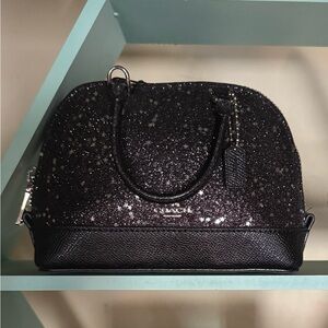 NWOT Mini Coach Glitter Star Crossbody Bag